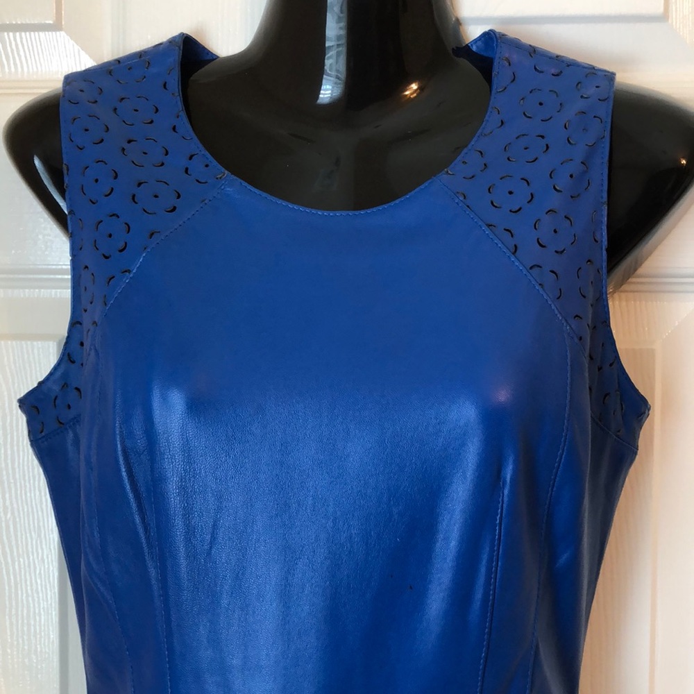 French Connection Beautiful Genuine Leather Dress